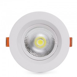Foco Downlight  Circular LED Anti-Deslumbrante COB 7W 700Lm 30.000H