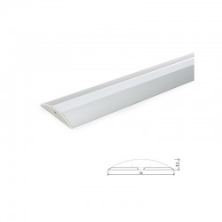 Perfíl Aluminio para Tira LED Difusor Opal - 2M