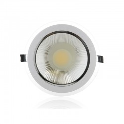 Foco Downlight  LED Circular COB con Cristal Ø197Mm 15W 1200Lm 30.000H