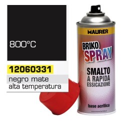 Spray Pintura Resistente Altas Temperaturas Negro Mate...
